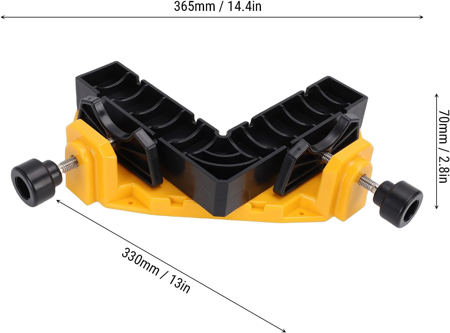 Garosa Woodworking Right Angle Clamp 90 Degree Adjustable L Shape with Quick Release for Picture Frames Toolboxes Cabinet Drawers Assembly