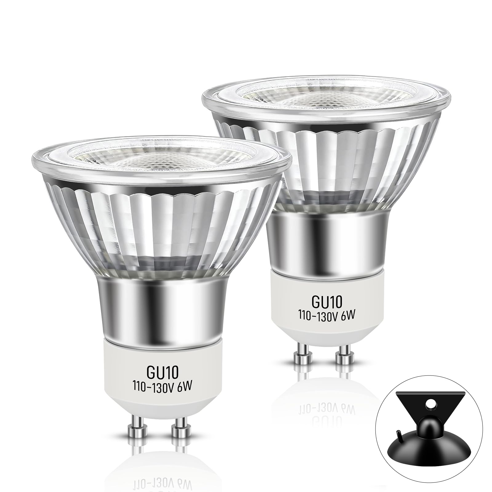 Photo 1 of ***MISSING PARTS***
LED GU10 Range Hood Light Bulbs, Dimmable 6W LED Stove Light Bulb, 50W Halogen Bulb Equivalent, 3000K Warm White, MR16 GU10 Light Bulb for Track Lighting, Recessed Lighting, 2 Pack