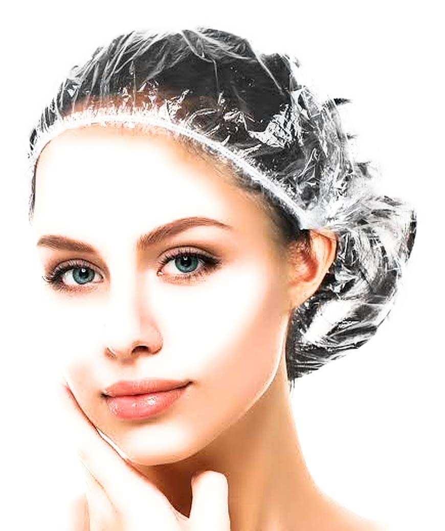 Webshoppers Reusable Elastic Shower Cap (Free Size) PACk Of 10-image-34