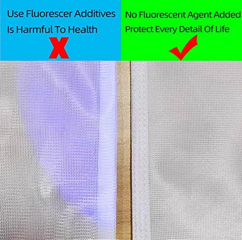 Tenrai Mesh Laundry Bag,Set Of 5 Lingerie Wash Bag For Delicates, Upgraded Loop Hook Zipper Protector And Colored Label,Use Ykk Zipper,Pants,Shirt,Bra And Underwear(White, 3 Sizes, Qs) #TOP7