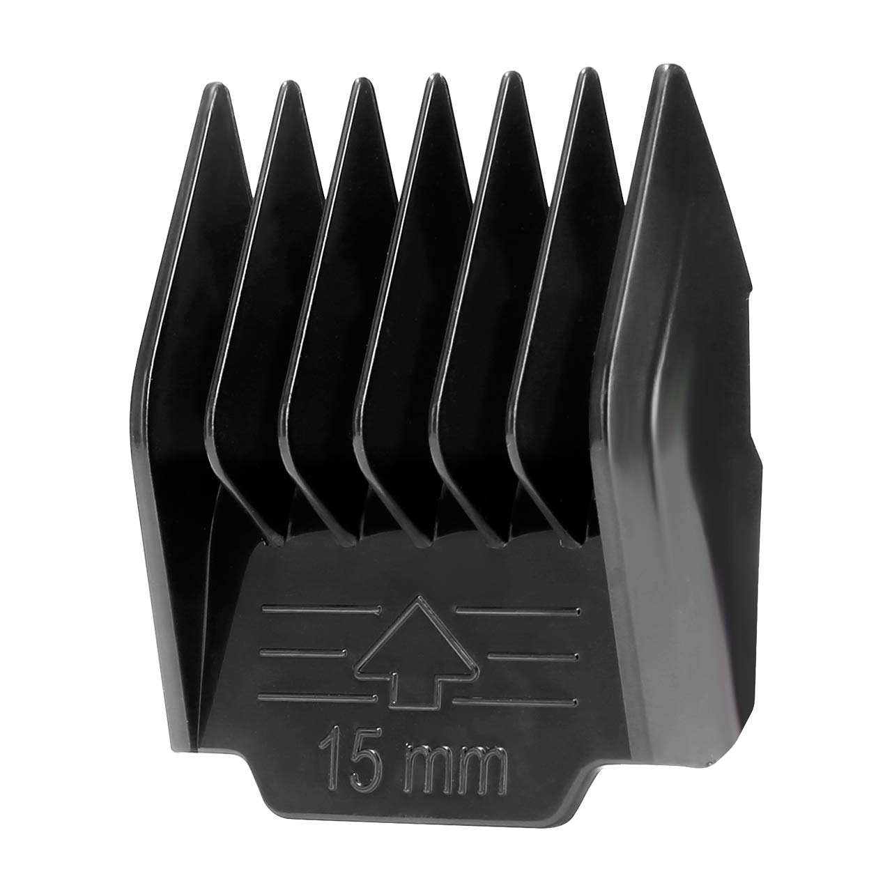 Attachment Guide Comb Guards for oneisall Low Noise Dog Clippers #5, 15mm(3/5-Inch) Cut Length, Black for 26225202-003DE/P2/X3//X2