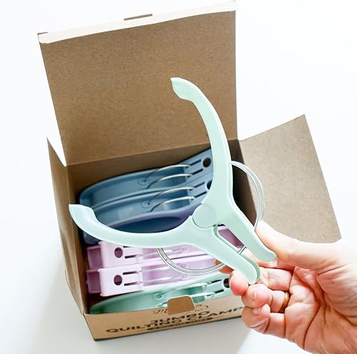 Miniatura 8 de Madam Sew Abrazaderas de acolchado jumbo  6 clips extra grandes para proyectos de costura, encuadernación y manualidades  apertura de 5 pulgadas de