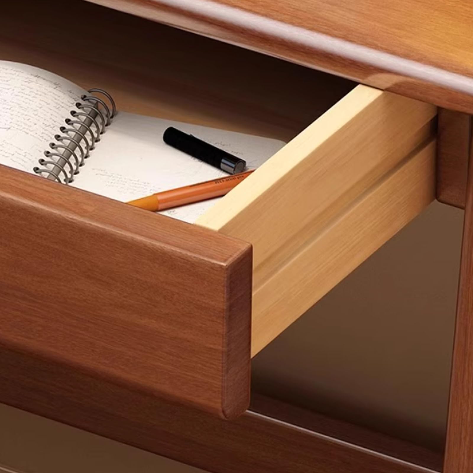 Scrivania Per Computer In Legno Massello Scrivania Per Ufficio, Scrivania Minimalista In Legno Con Cassetto Per Studenti O Adulti 70/80/90/100/120/140 Cm(bianca,90X45X75CM)