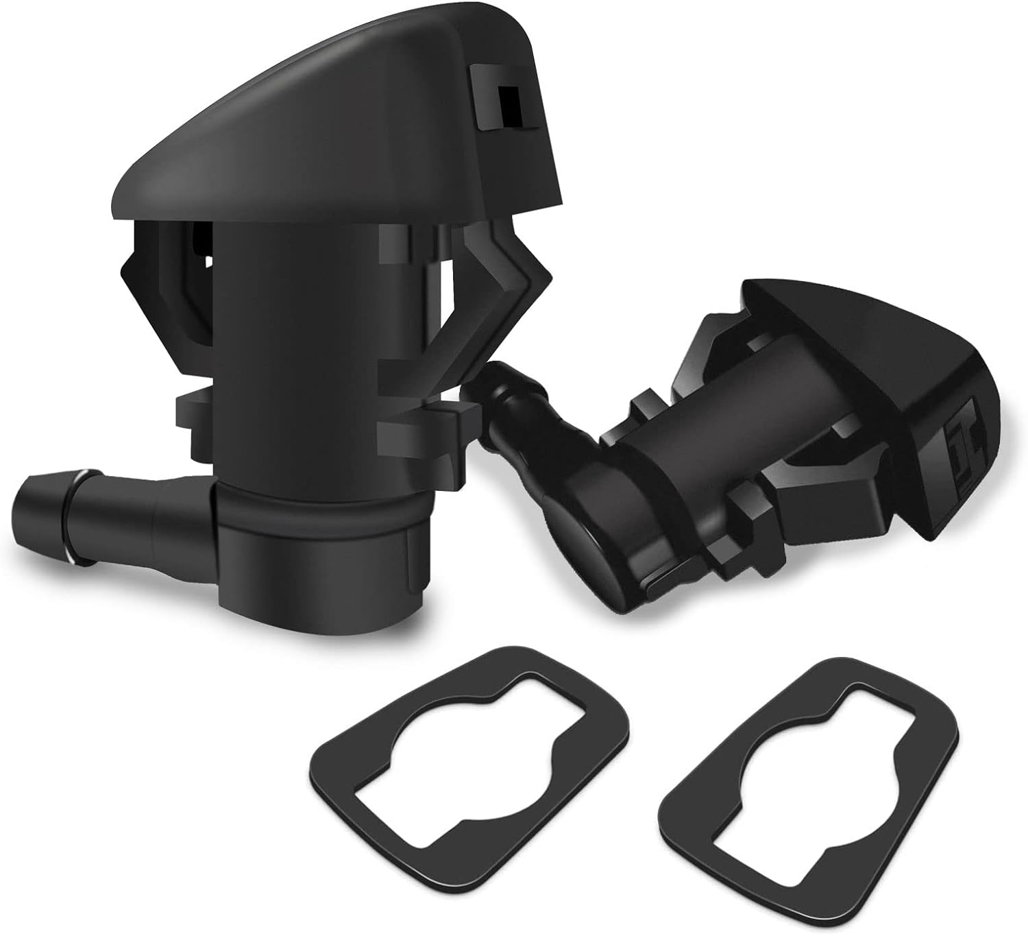 2 PCS Front Windshield Washer Nozzles, Windshield Washer Nozzle Compatible with Jeep