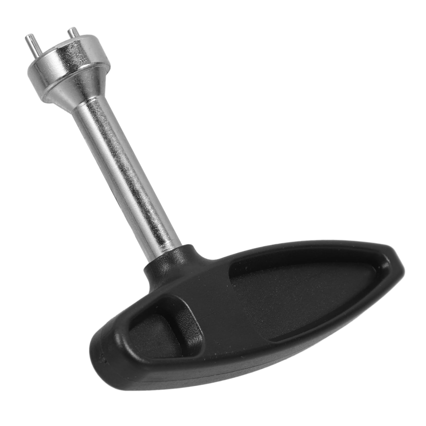 Abaodam Gearless Golf Shoe Spike Wrench with Long Pegs Textured Plastic Handle for Comfortable Grip Convenient Cleat Removal Tool present for Golf Enthusiasts Black