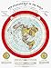 Flat Earth Map - Gleason's Standard Map of The World - Medium 18" x 24" Poster Includes Free eBook and Flat Earth Bumper Sticker