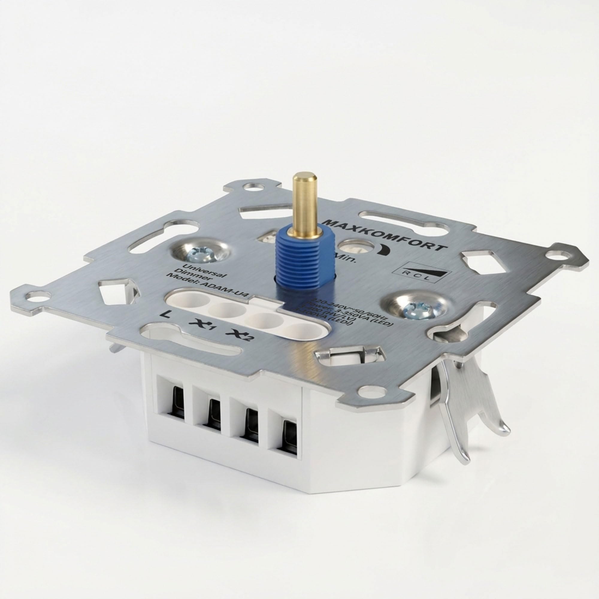 LED Dimmer Unterputz UNIVERSAL 230V R,L,C Dreh-dimmer Einsatz geeignet für LED 3-350W und Halogen 3-400W Dimm-schalter