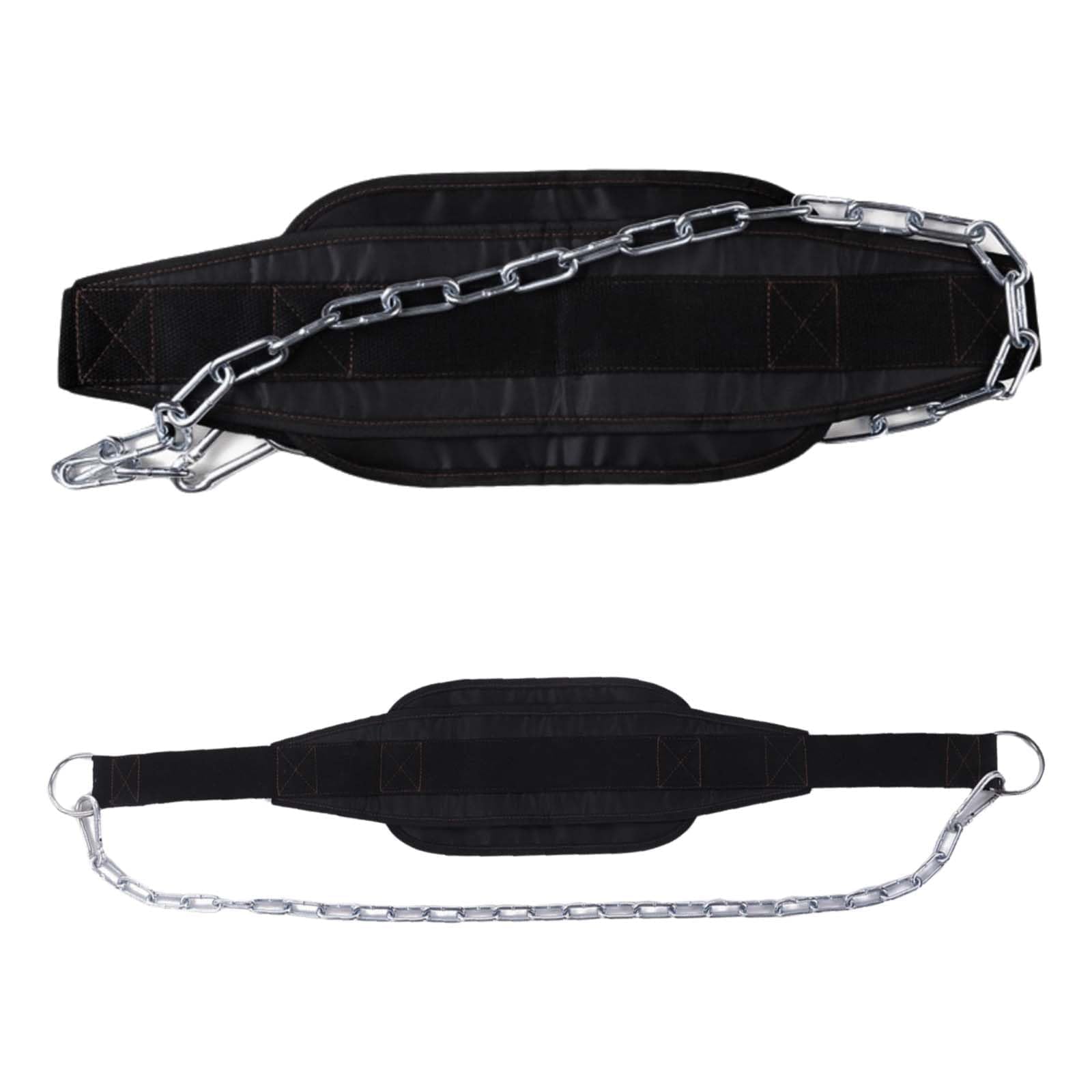 87 cm x 17 cm dipriem, met heupbescherming en ketting, gewichtsriem, fitness gewichthefgordel, dipriem, dip-riem voor krachttraining, dipriem voor pull- ups, voor krachttraining, fitness, gewichtheffen