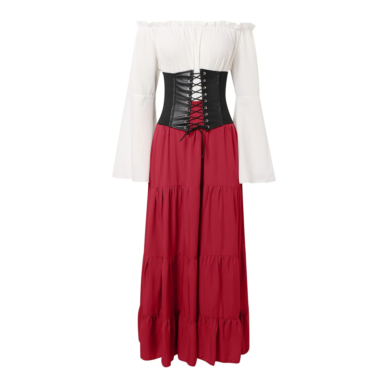 Costume da Spettacolo teatrale con Abito Lungo da Corte retrò da Donna Medi