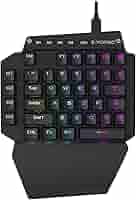 【特価】片手ゲーミングキーボード 44キー メカニカル 赤軸 かっこいい 新品 Amazon | e元素片手ゲーミングキーボード44キー 赤軸メカニカル