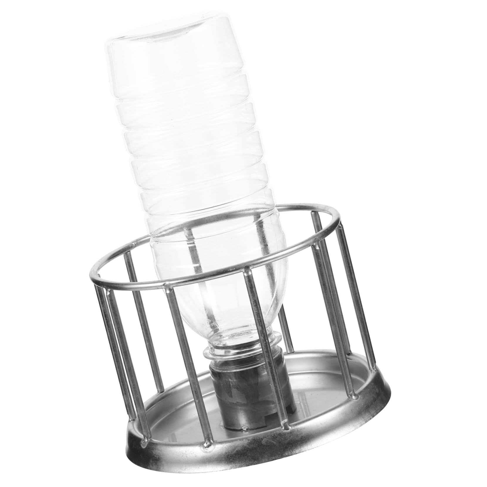BESPORTBLE 5piezas Bebedero De Agua para Reptiles De Acero Inoxidable Plato De Alimentación Mini para Tortugas Dispositivo Antisalpicaduras para Terrarios y Reptiles