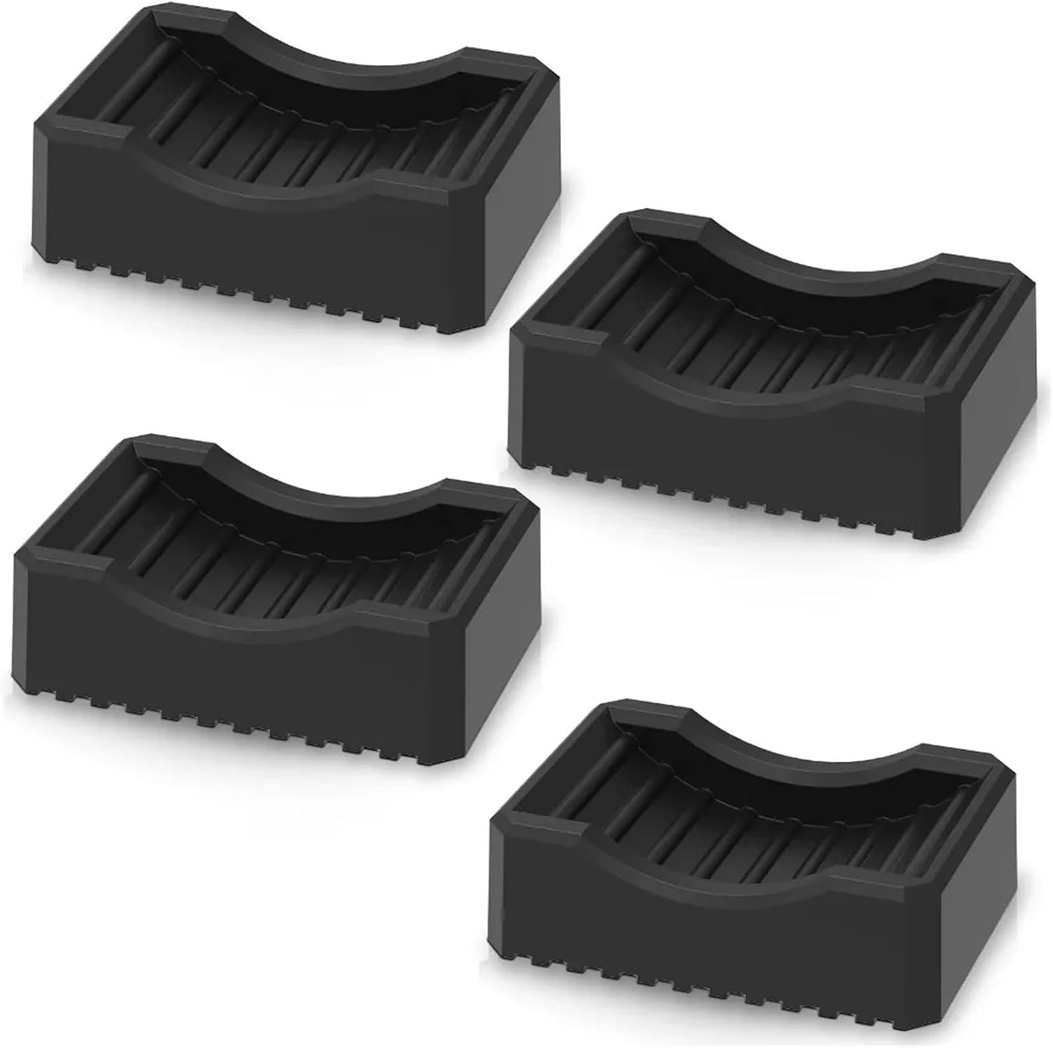 Grill Levelers 4pcs Non-Slip BBQ Grill Wheel Stoppers Reusable Plastic Griddle Leveling Shims Kit