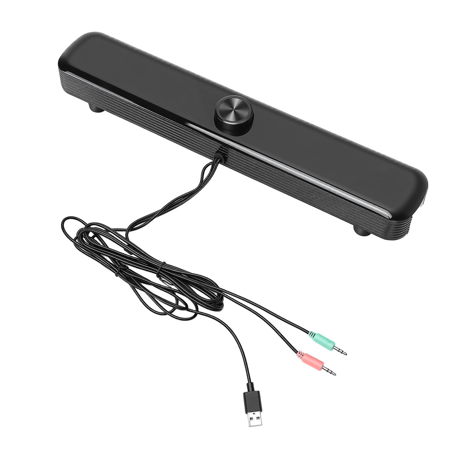 Altoparlante da Scrivania per Laptop con Audio 3D Ad Alto Rendimento Ed Effetti Luminosi Unici per Uso Personale e Streaming, Design ABS Resistente, 1 unità