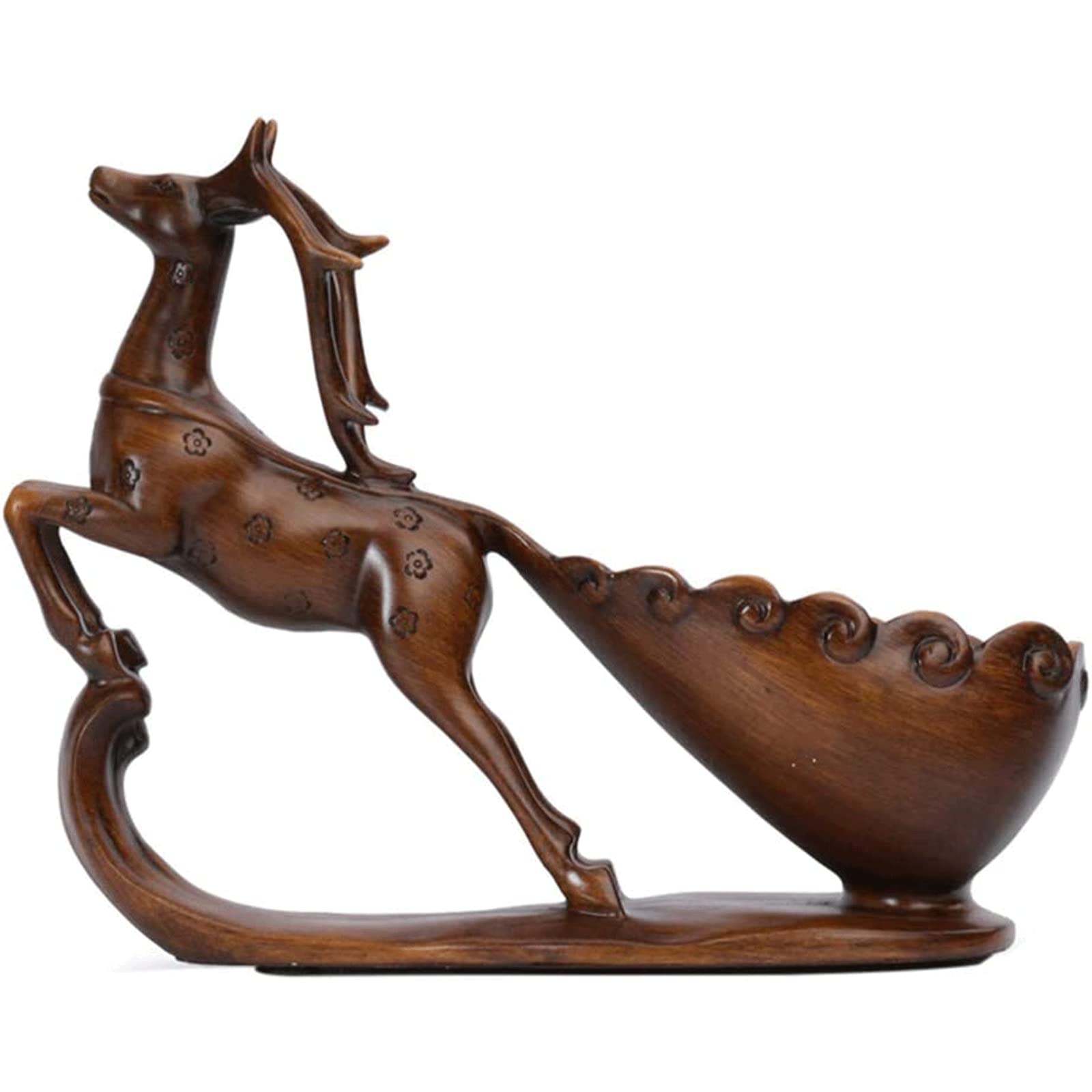 Porte-Bouteilles Cerf Sculpture casier à vin Ornements créatifs Porte-Bouteille Beau Travail idéal décoratif Pendaison de crémaillère Cadeau résidentiel Artisanat