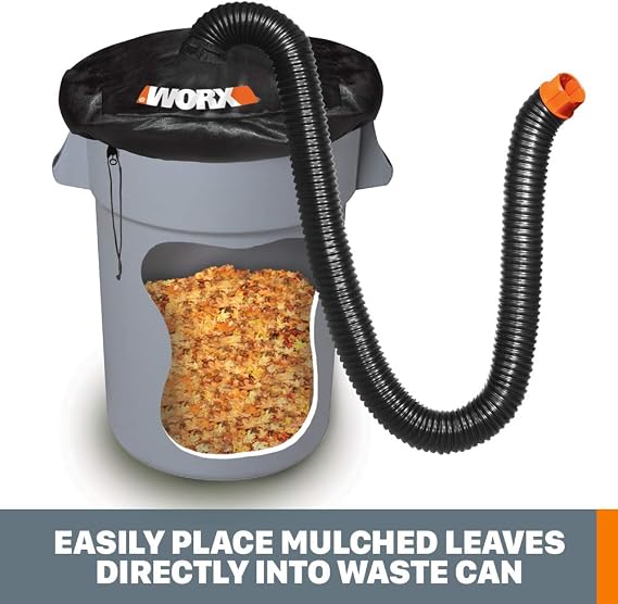 WORX Leaf Collection System for WORX Leaf Blower & Leaf Vacuum with a 5 Inches Tube, WA4058