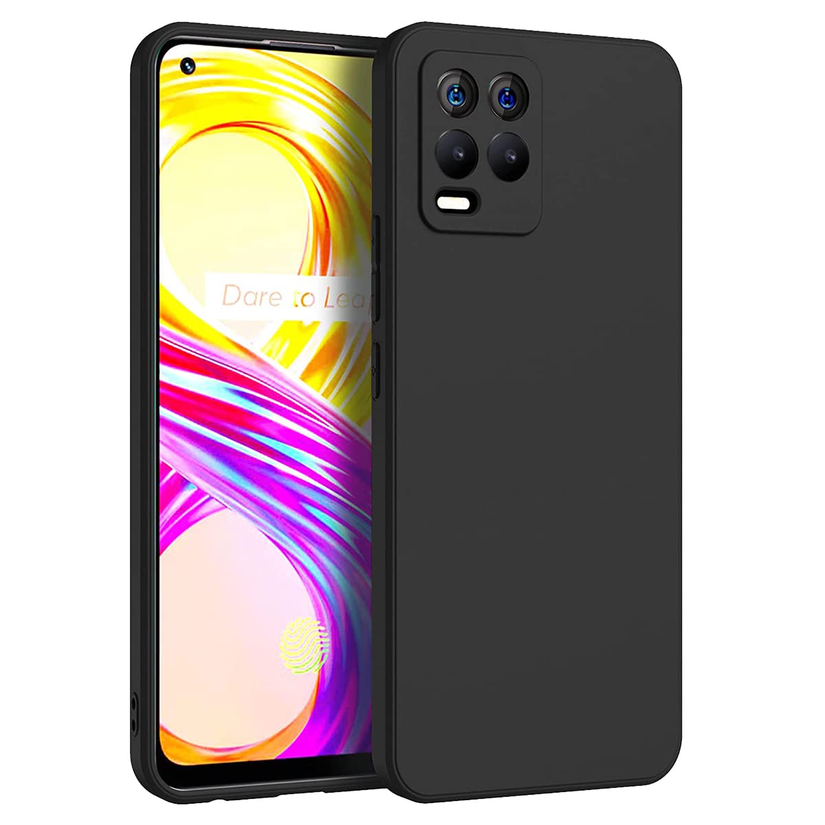 LIRAMARK Silicone Soft Back Cover Case for Realme 8 4G/Realme 8 Pro (Silicone Black) (B0BBV7ZYCK) Amazon Price History, Amazon Price Tracker