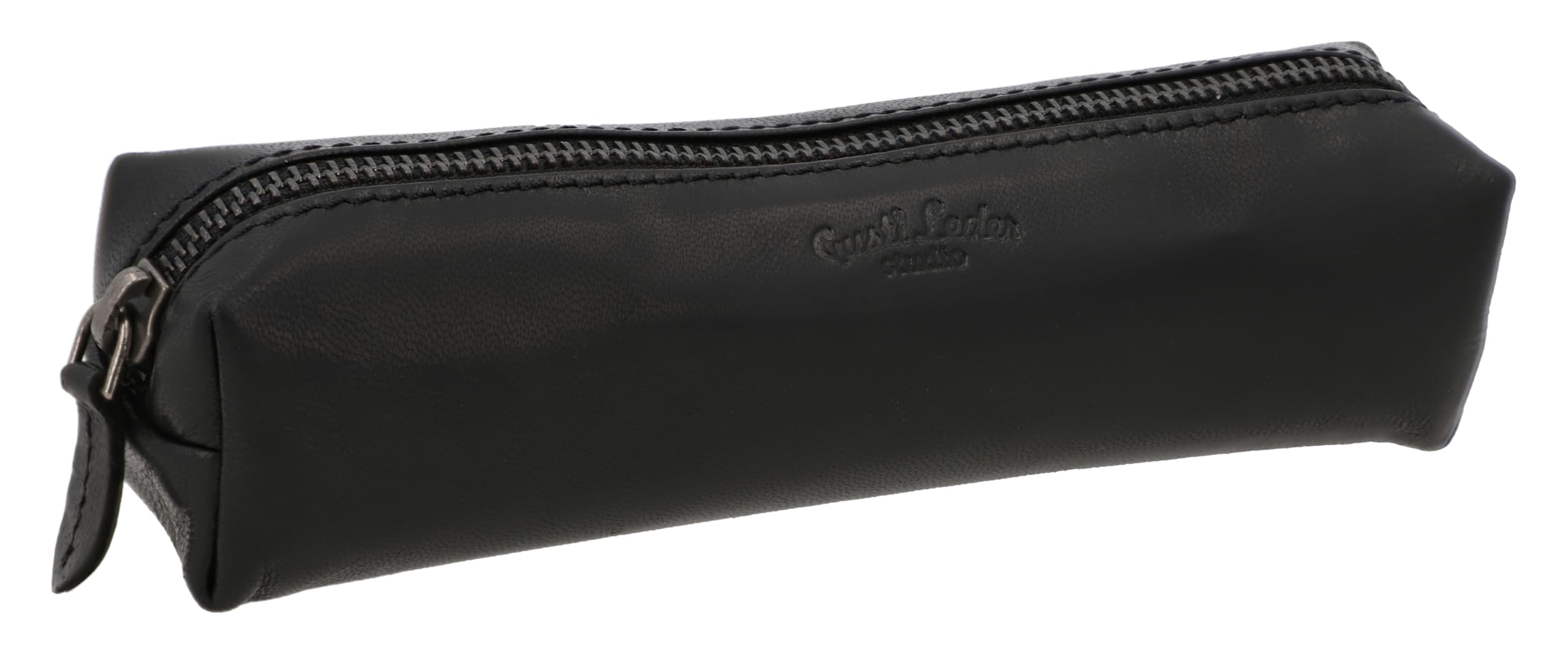 Gusti estuche de cuero Addison estuche neceser negro