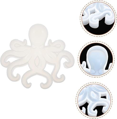 Miniatura 7 de UPKOCH Octopus Silicone Mold Ocean Animals Coaster Molds Resin Silicone Molds Mirror Silicone Casting Octopus Chocolate Sea Animal Resin Molds
