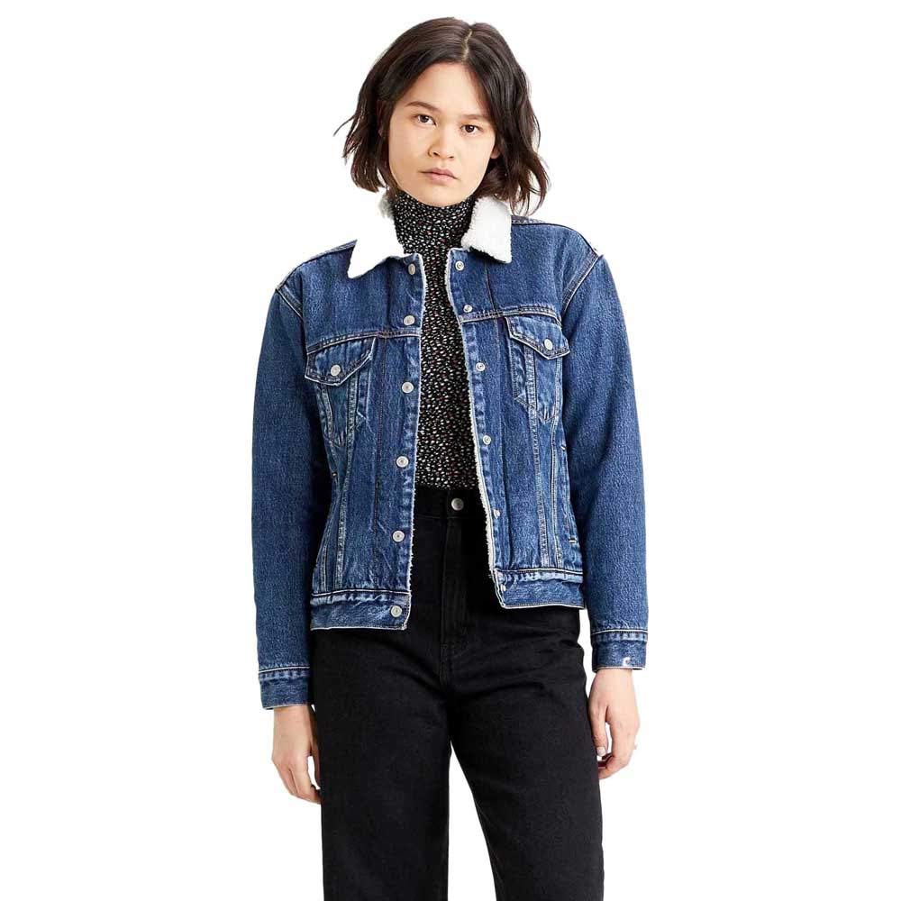 Levi's Women's Ex-Boyfriend Sherpa Trucker Jacket, Rough and Tumble, XXS