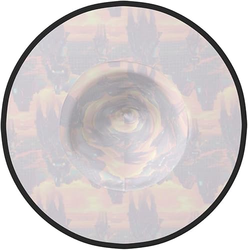 Miniatura 5 de Halloween Small Witch Hats for Women - Lightweight Foldable Cyber Retro Western Cowboy Print Witches Hats for Women, Witch Halloween Decor for