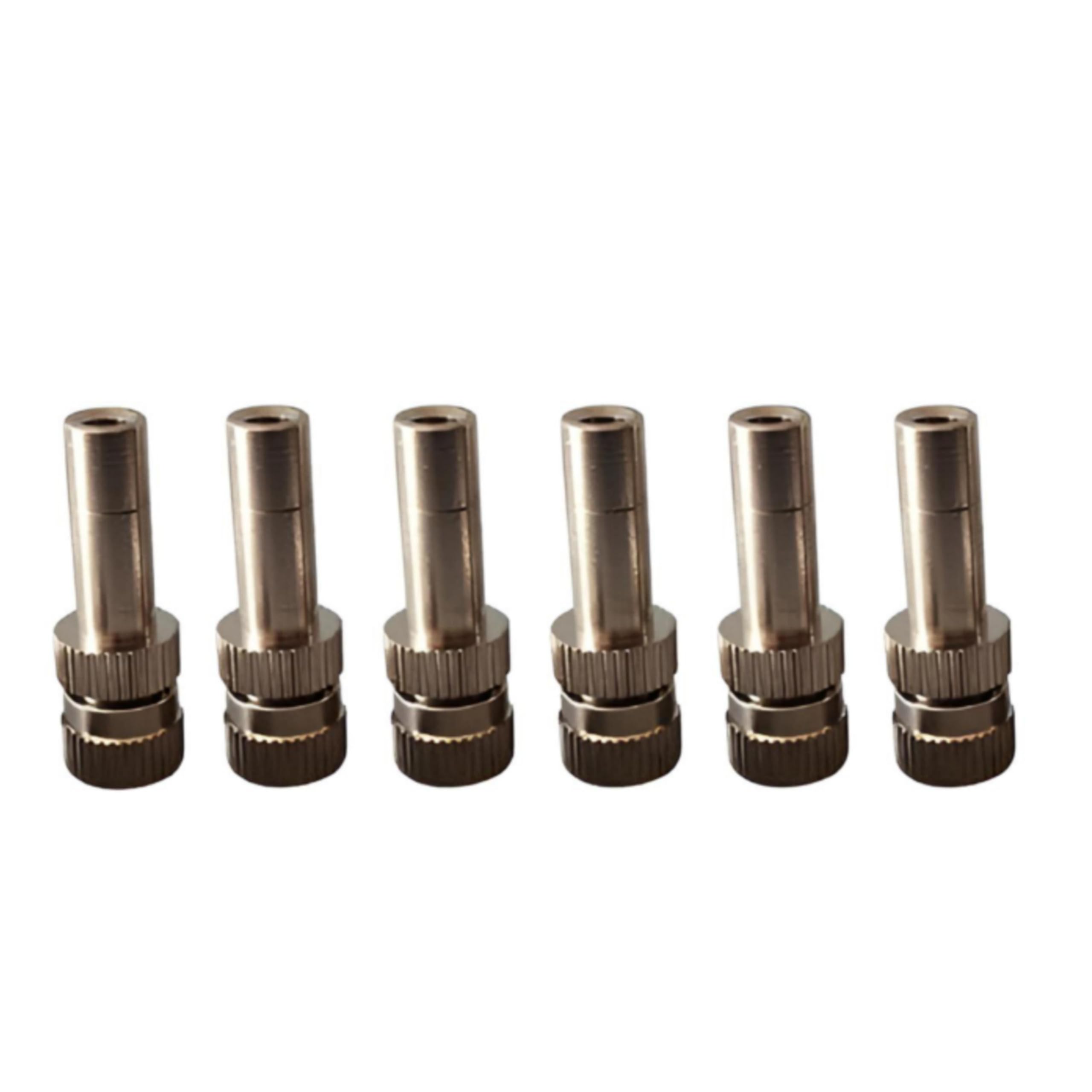 Brass Mist Nozzle Spray/Disinfactant Spray/Disinfectant Spray nozzles, Push fit Type, Mist nozzles/Fog Nozzle/Spray nozzles (Pack of 5 Nozzles)