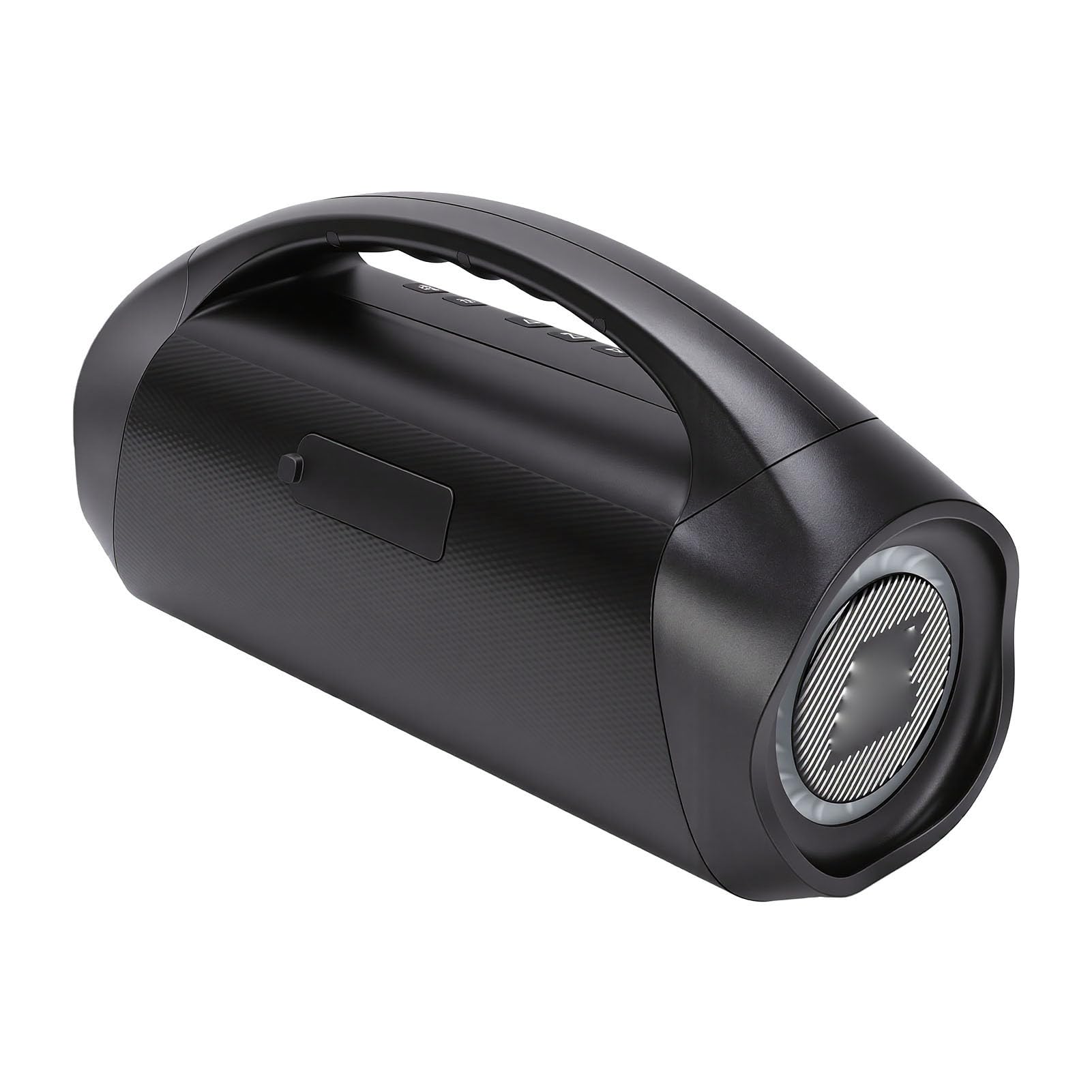 Altavoz de Fiesta Bluetooth con Luz RGB y Potencia de 120 W para Música Pesada con Graves, Ideal para Pop Moderno, Electrónica, Viajes por Carretera y Aventuras de Acampada