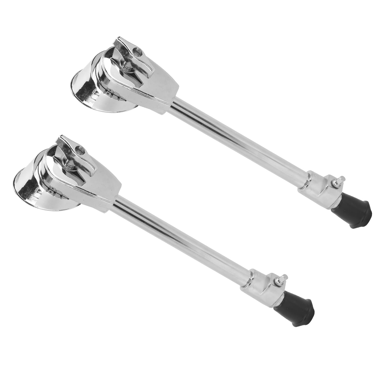 Fydun Pair Bass Drum Leg with Fixed Bracket AntiRust Stable for Percussion Instrument for Families