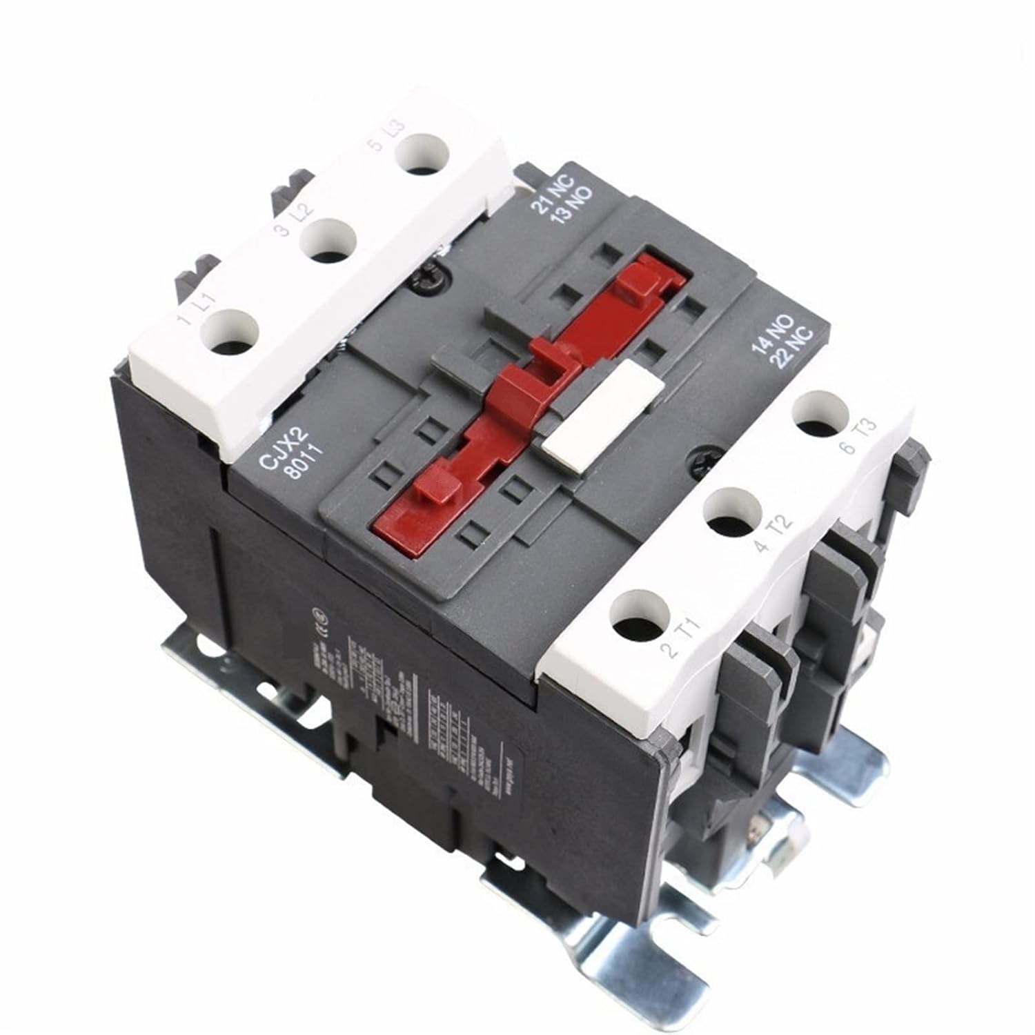 CJX2-8011 9511 Magnetic AC Contactor 80A 95A Industrial Electric Contactor 1NO1NC with 220V Or 380V Coil 1Pcs(CJX2-8011-380V)