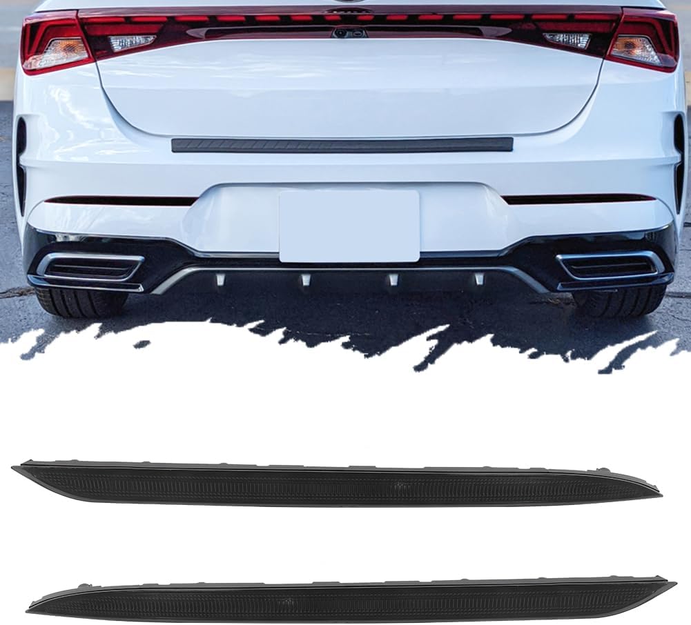 For 2021 2022 2023 Kia K5 Reflector Reflector Rear Bumper Tail Lights Housings Red Lens