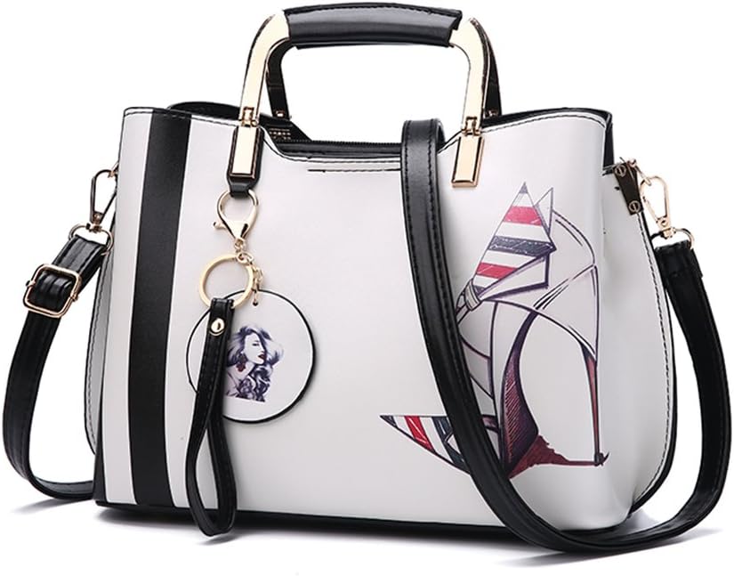 NevenkaPurses and Handbags for Women Top Handle Satchel Shoulder Bags Ladies Leather Totes…