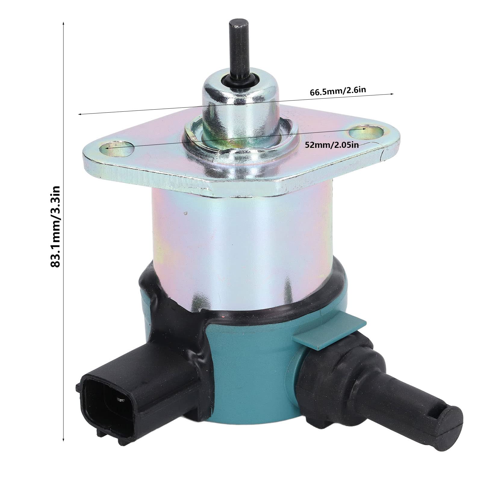 Solenoide de Cierre de Combustible 17208 60015 17208 60010 Reemplazo de Hierro Kubota D1105 V1205 V1305 Excavadora Tractor