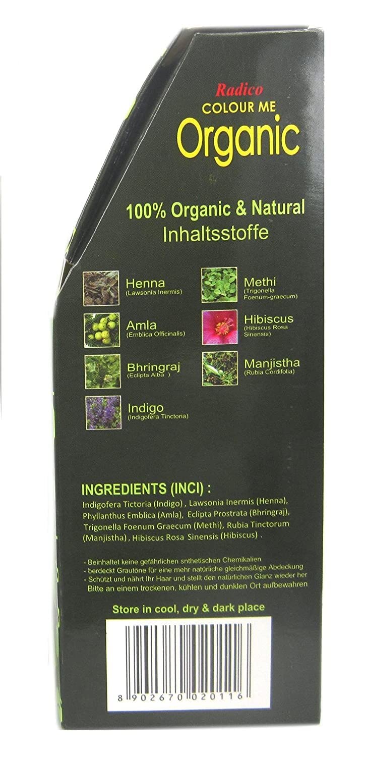 Radico Colour Me Organic - Tinte para plantas (2 unidades), color marrón claro