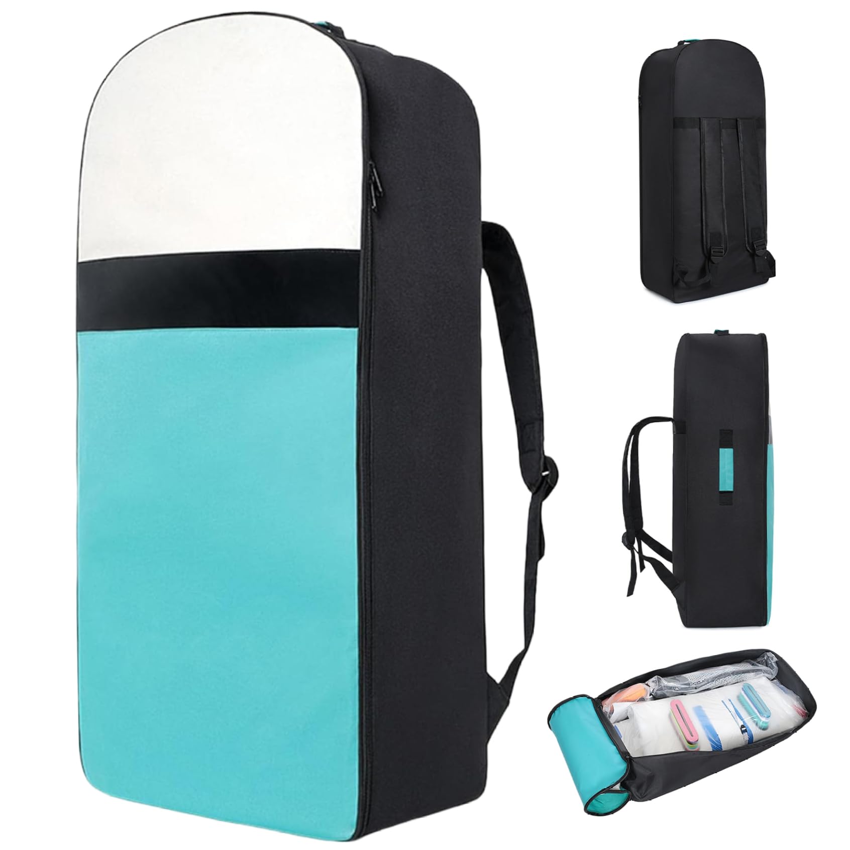 Paddle Board Backpack 16x10x36in Zipper Closure Paddleboard Bag with Lifting Handle Fine Stitching Paddle Board Bag for Surfboard & Accessories, Only