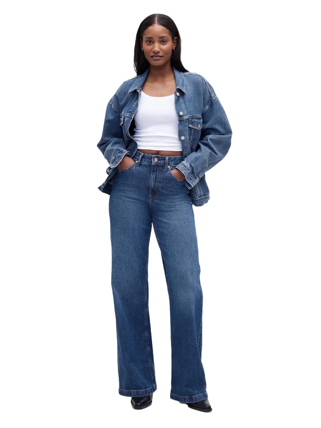 Women's High Rise Curvy Stride Denim