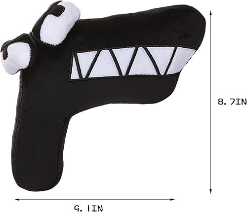 Vista 2 de DKALIO Juguetes de peluche del alfabeto Lore de la historia del alfabeto, muñecos de peluche divertido para regalo de fanáticos (F)