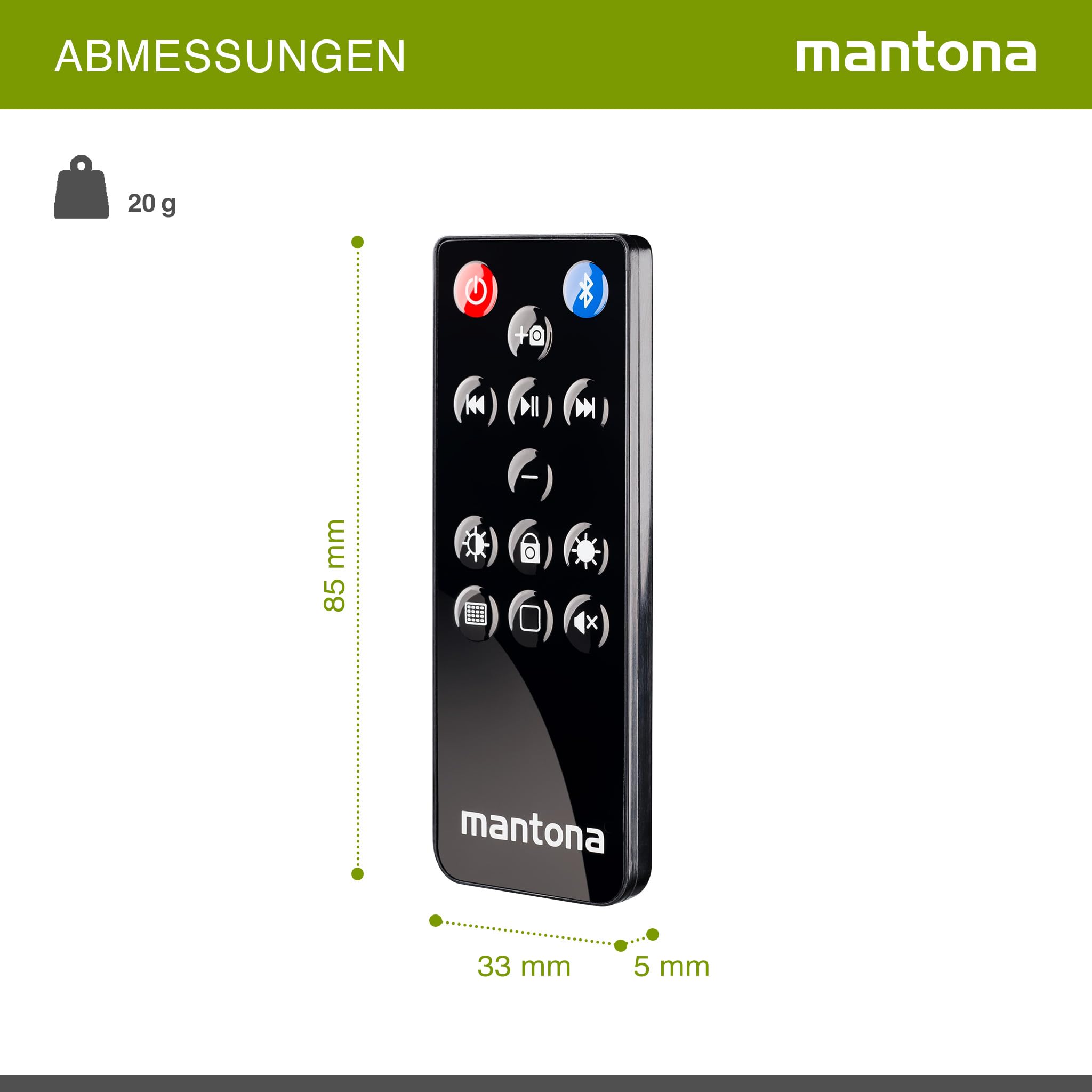 mantona Pilot zdalnego sterowania do iPhone'a/iPada