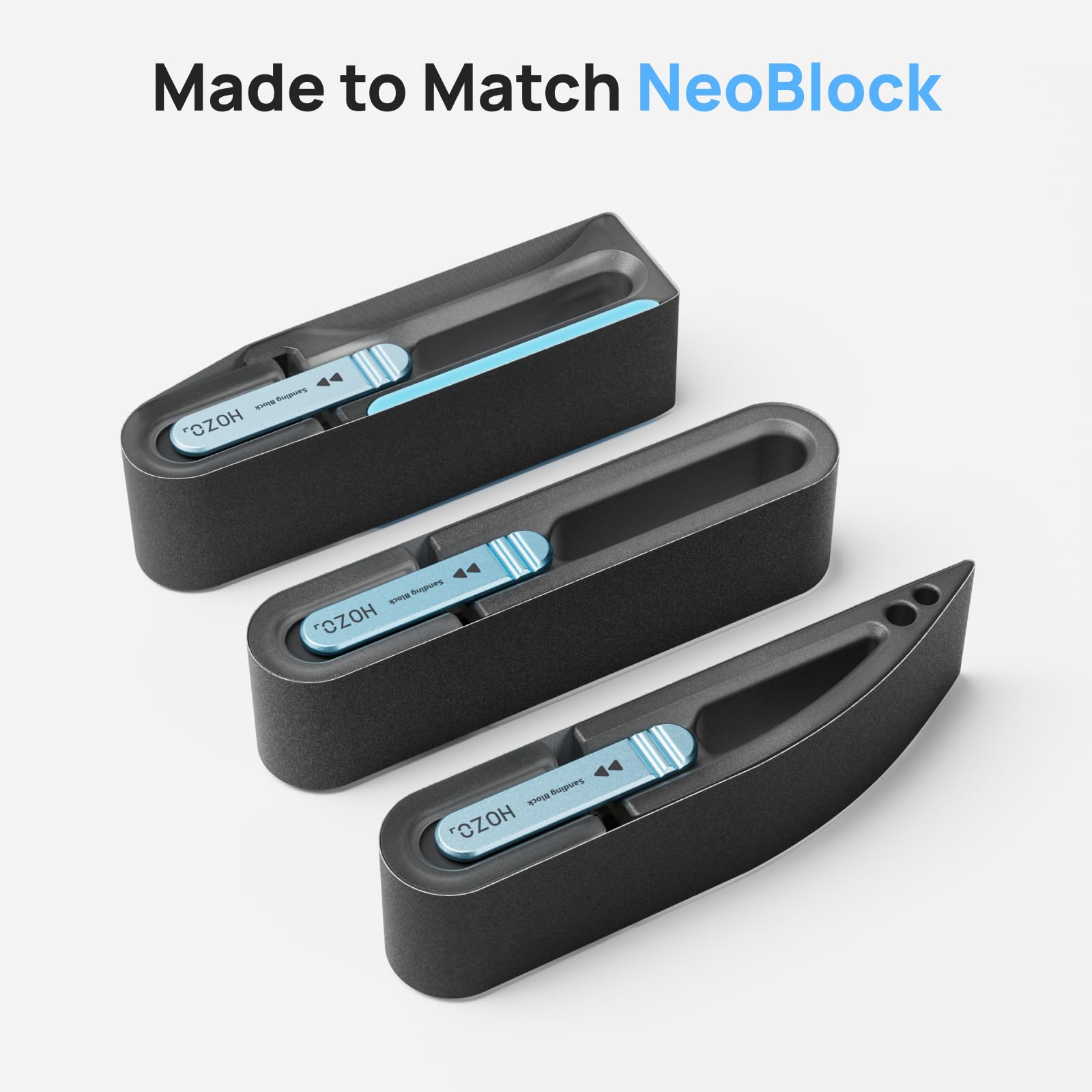 HOZO 10 bandas de lijado, grano 120, para lijado en húmedo, reutilizables para un uso prolongado, material de lijado duradero para un acabado preciso, para bloque de lijado NeoBlock