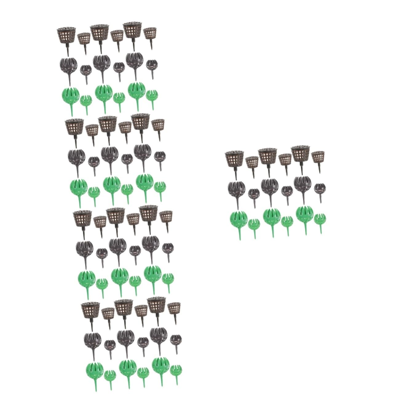 UKCOCO 5 Set Contenitore Fertilizzante Da Giardinaggio Completo Per Piante E Resistente E Design Per Appassionati Giardinaggio 30 Pezzi*5
