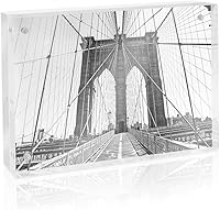 Vista 16 de Isaac Jacobs Marco magnético acrílico súper grueso, 5 x 7 pulgadas