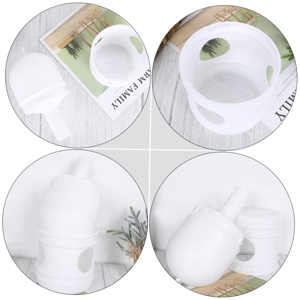 VANZACK 4 Piezas Bebedero para Palomas Taza De Agua para Pájaros Bebedero Automático para Pájaros Bebedero para Patos No Bebedero para Pájaros Bebedero para Periquitos Bebedero para