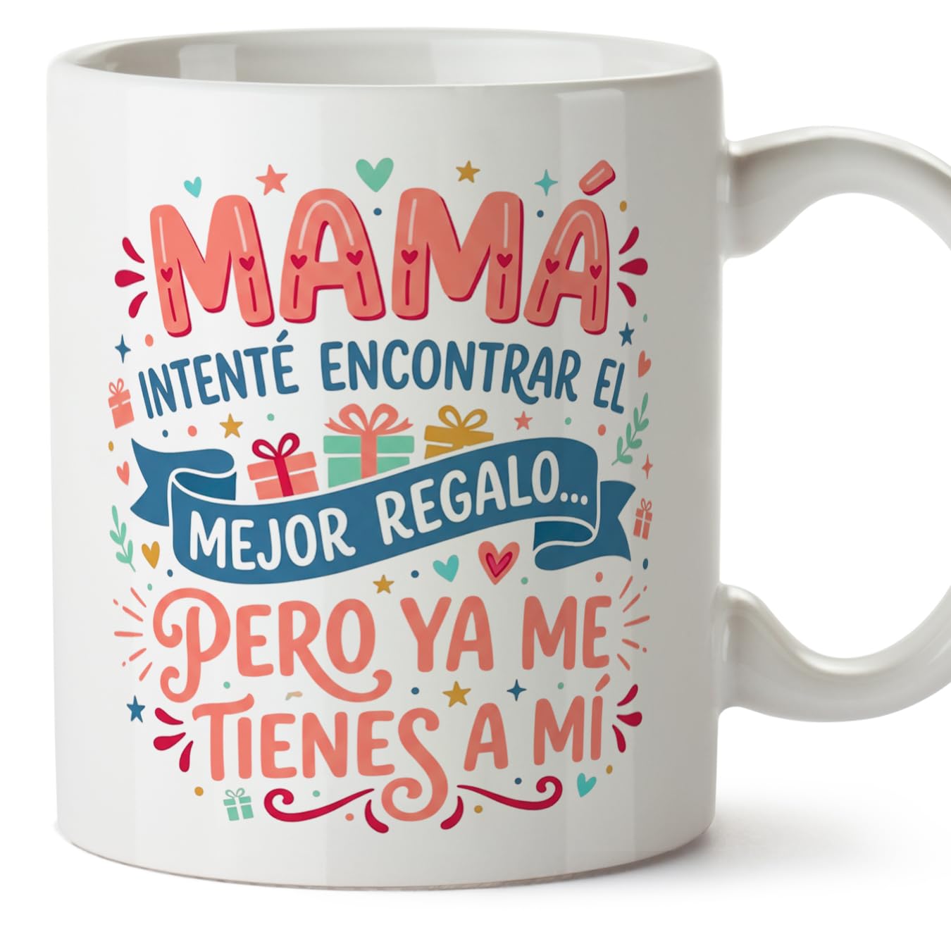MUGFFINS Taza mamá con frase Para el mundo eres una madre pero para la familia eres el mundo en Español | regalo madre | 330 Ml 11 oz | Idea original para regalar | progenitores v1 — view 59
