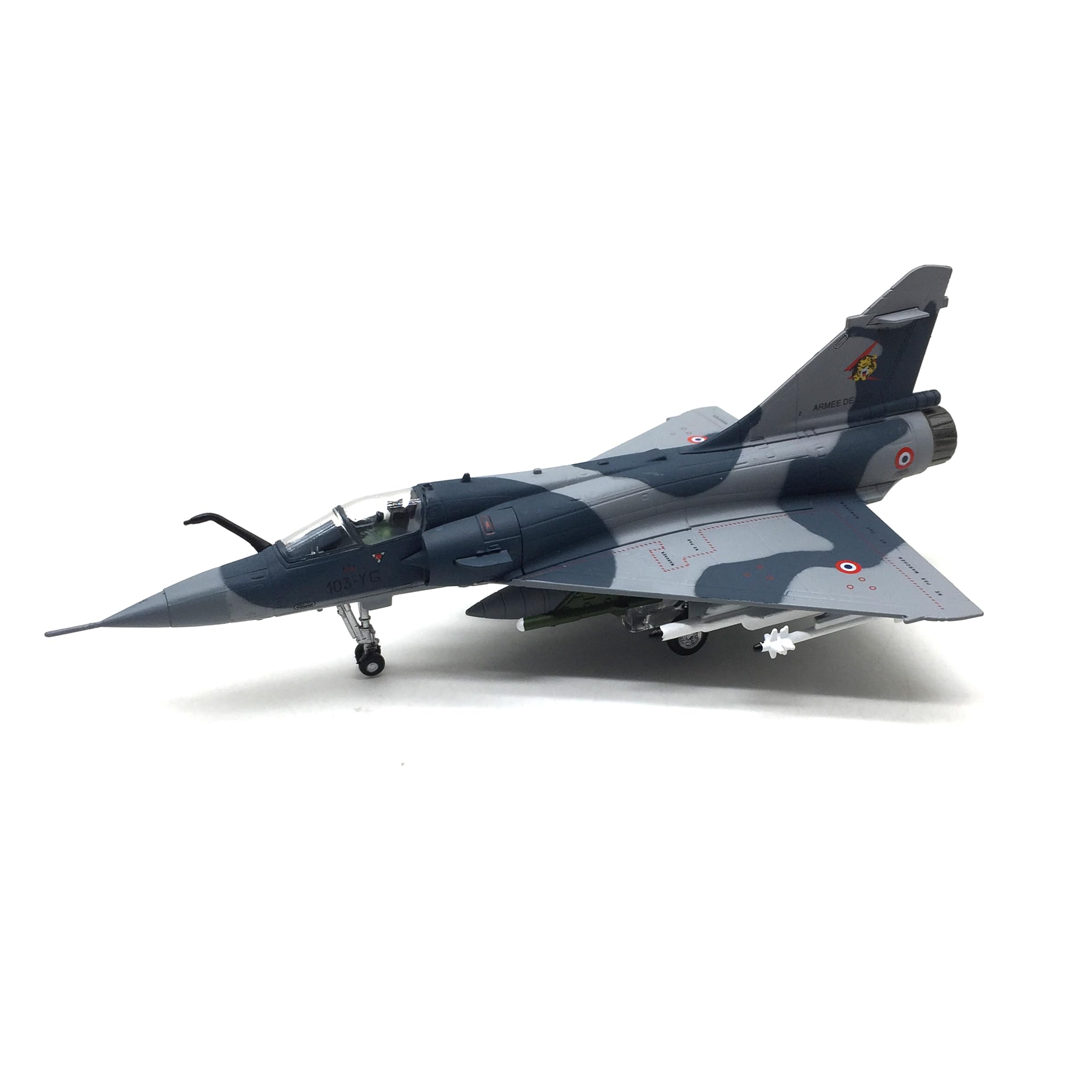 Enatuther 1/100 Mirage 2000 Fighter Military Aircraft Model Fighter Aeroplane Metal Attack Plane for Home/Office Decor - Image 4