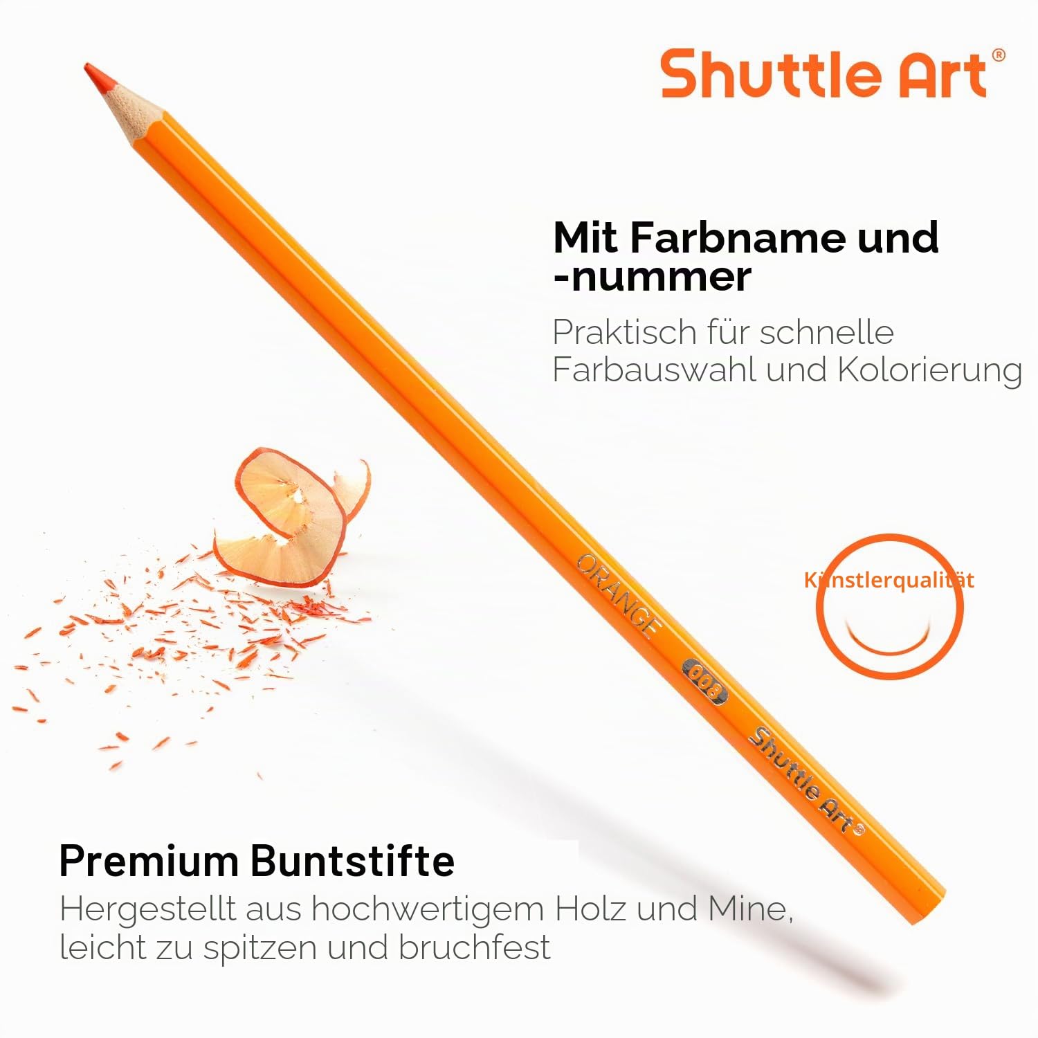 Shuttle Art Buntstifte Set, 144 Buntstifte Kinder, Farbstifte mit 12 Lebendigen Farben, 12er Packungen Holzstifte, Großpackung Buntstifte für Kinder, Schule und Weihnachten, Buntstifte schule 1 klasse