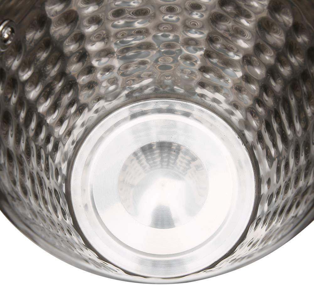 Stainless Steel Ice Bucket Champagne Barrel Container 3 Liter Portable Mirror Hammer Tip Design Material 304 for Home Bar Outdoor Activities