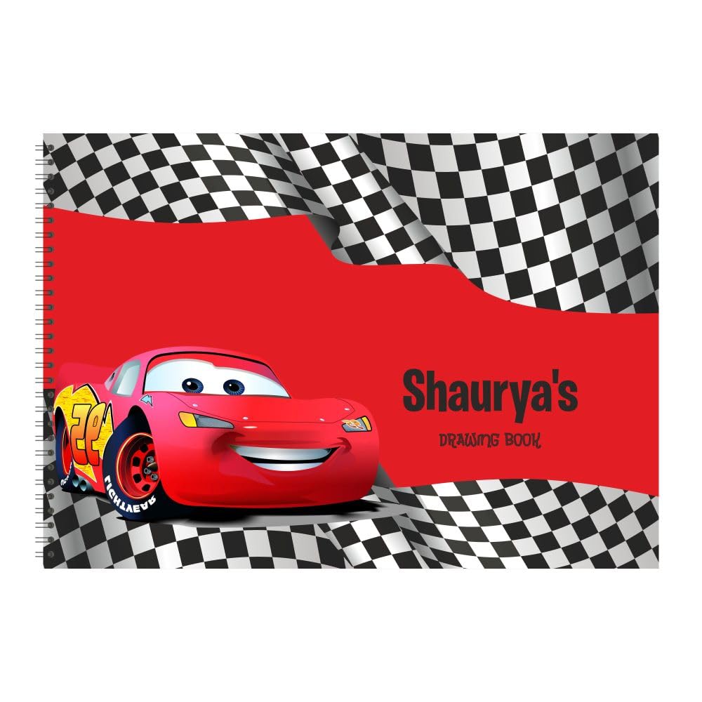 Personalised Sketch Book - 95 Car Book for Artist/Student, Drawing Books, Sketch Book Birthday Gift for Kid's-image-25