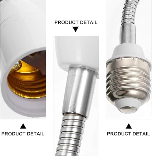 Miniatura 3 de Extensor de enchufe de luz flexible E27/Extensor de bombilla ajustable para accesorios de iluminación del hogar/Soporte de enchufe de luz LED, etc.