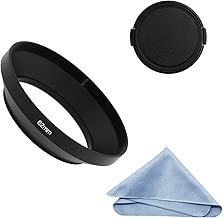 SIOTI Camera Wide Angle Metal Lens Hood with Cleaning Cloth and Lens Cap Compatible with Leica Fuji Nikon Canon Samsung Standard Thread Lens SIOTI Camera Wide Angle Metal Lens Hood with Cleaning Cloth and Lens Cap Compatible with Leica Fuji Nikon Canon Samsung Standard Thread Lens