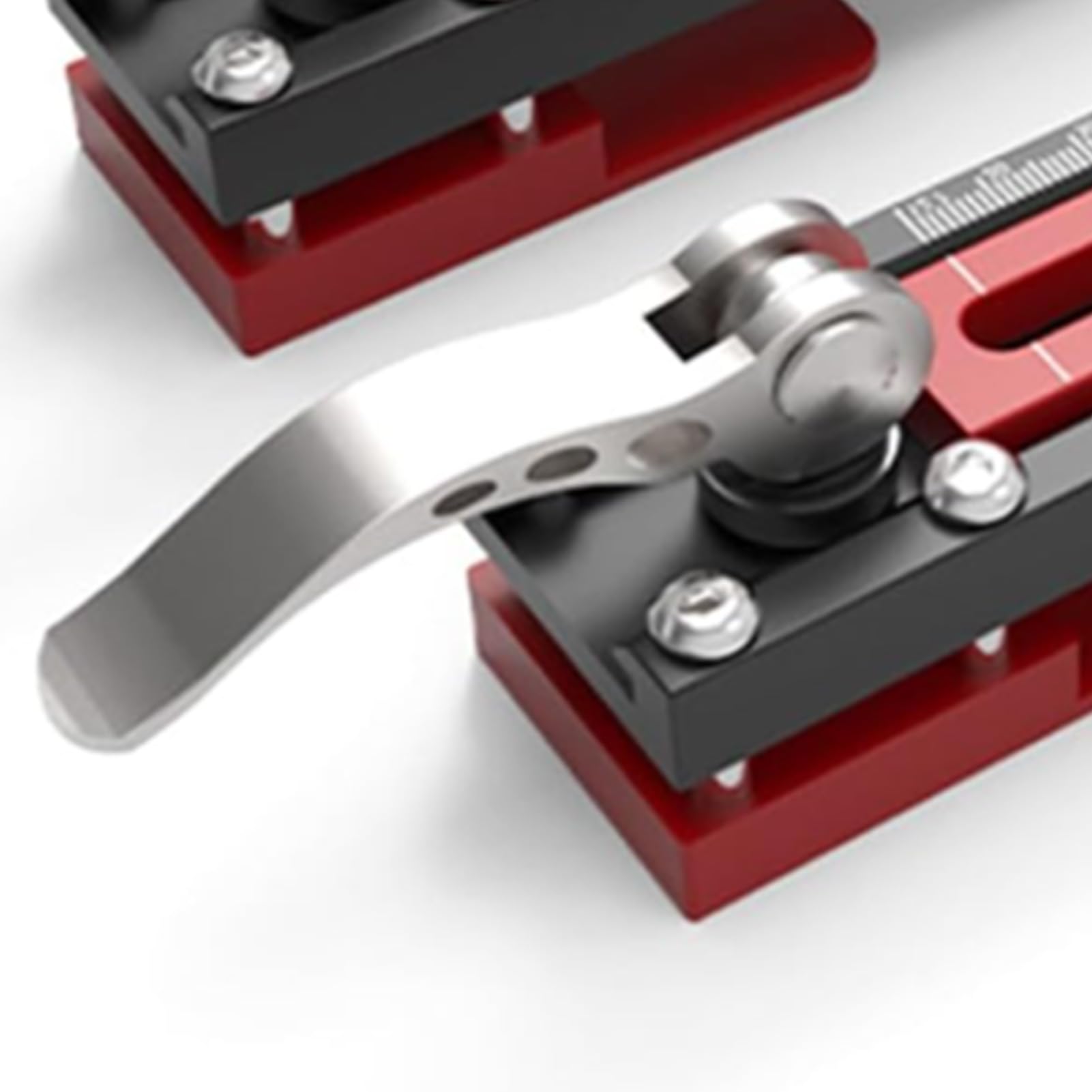Set 2 Strumenti Misura Rivestimento Acciaio Carbonio Doppia Scala | per Lavoratori Edilizia Installazione Riparazione Rivestimento Operazione Una Mano Risparmia 50% Tempo Impugnatura Comoda