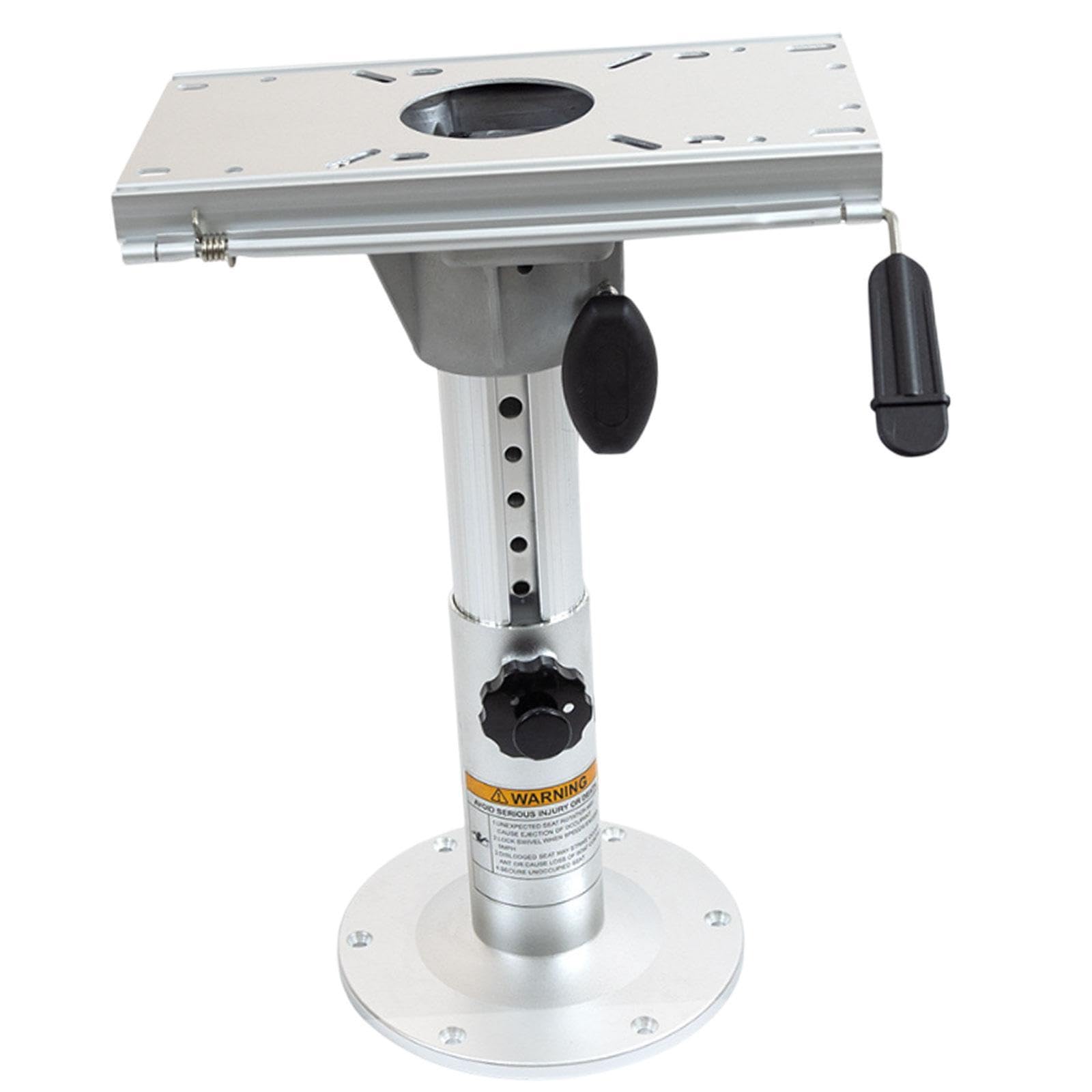 MagiDeal Boat Seat Base,Boat Seat Mount Base,Manual,Adjustable,Sturdy,Heavy Duty Professional High Durability Boat Seat Pedestal Slide