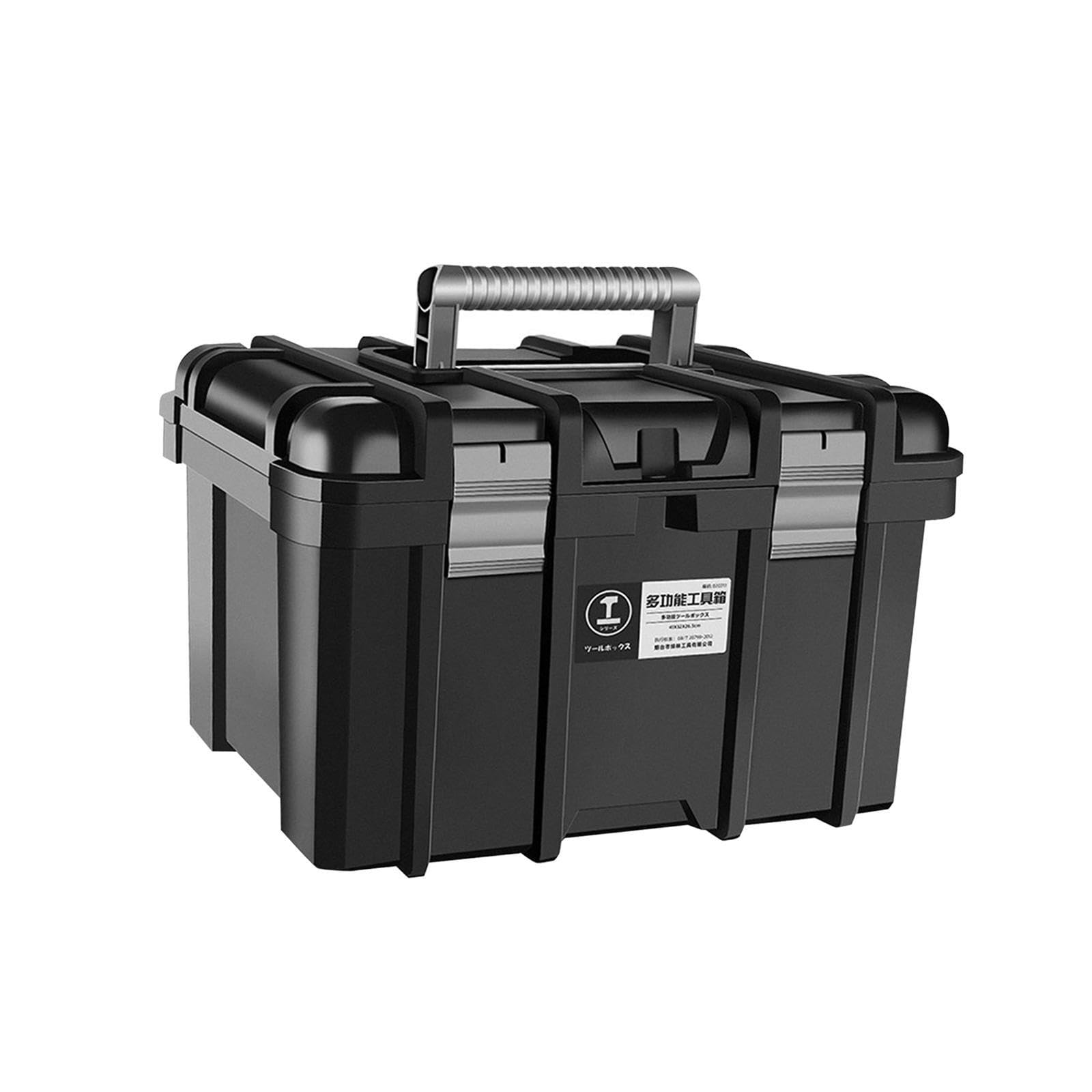 Organizer per cassetta portautensili portatile multifunzione con coperchio per riporre gli attrezzi e trasportare facilmente gli articoli di ferramenta Utensili manuali Trapano per trapano a